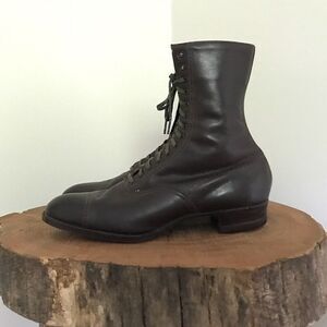 Peters Shoe Co. Antique Hi-top Shoes - 1910-20s